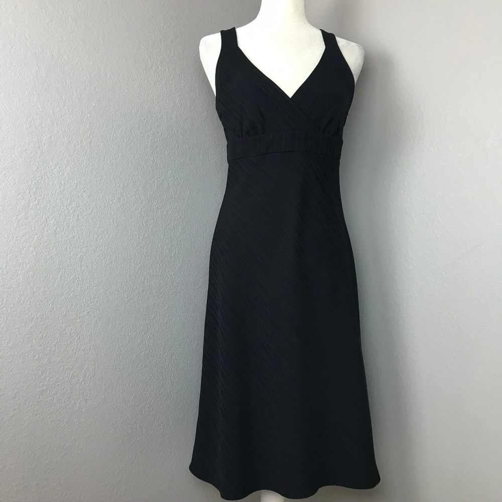 Banana Republic Sleeveless Pinstripe Dress